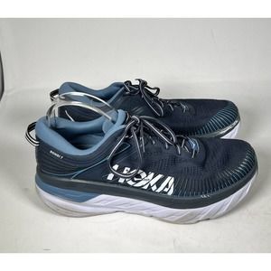 Hoka One One Bondi 7 Blue Mens Sneakers Sz.11.5